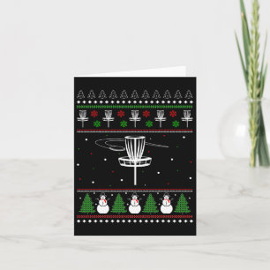 Skiva Golf Ugly jul Sweater Pajama-gåvor till Kort