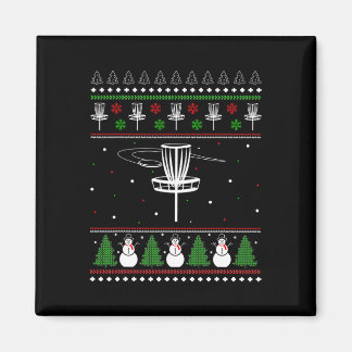 Skiva Golf Ugly jul Sweater Pajama-gåvor till Magnet