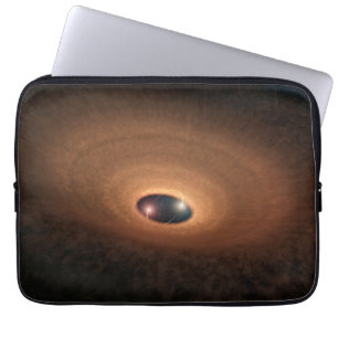 Skiva med dammhaltigt material som läcker från stj laptop fodral