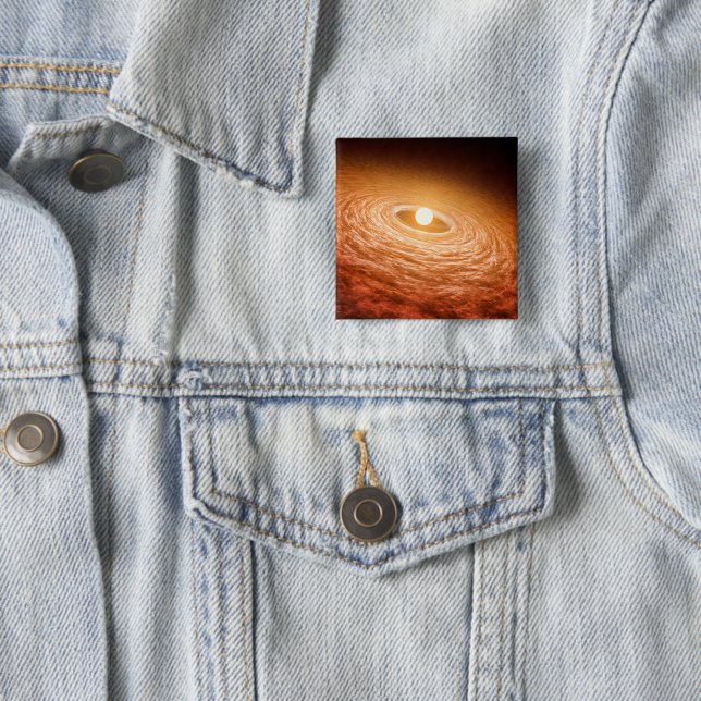 Skiva med material som omger Star Fu Orionis. Knapp (In Situ)