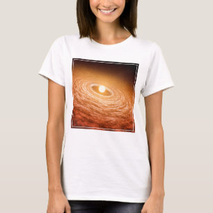Skiva med material som omger Star Fu Orionis. T Shirt