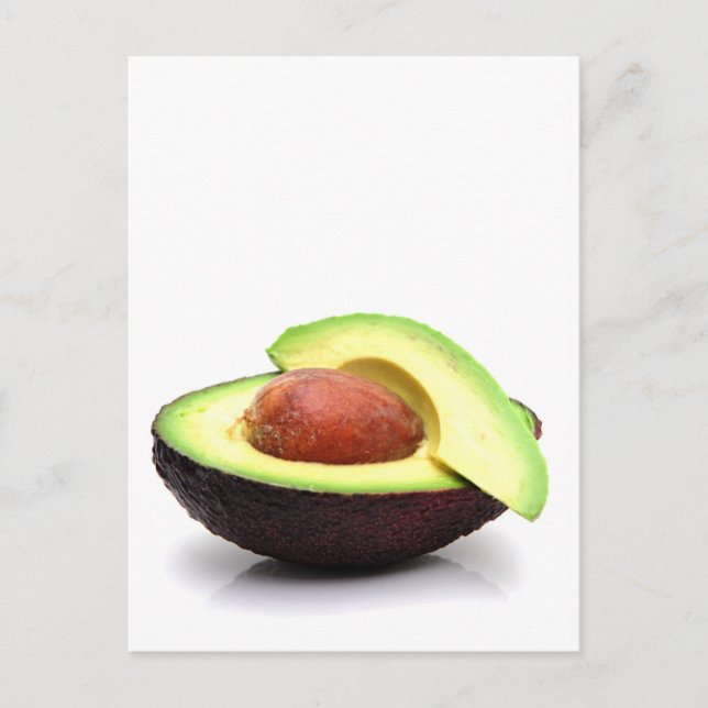 Skivad Avocado Vykort (Framsida)