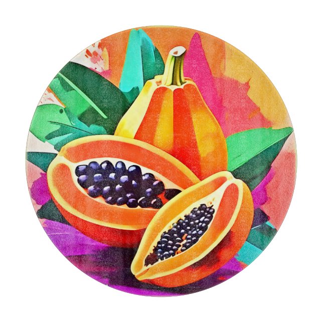 Skivad papayapopkonst (Framsidan)