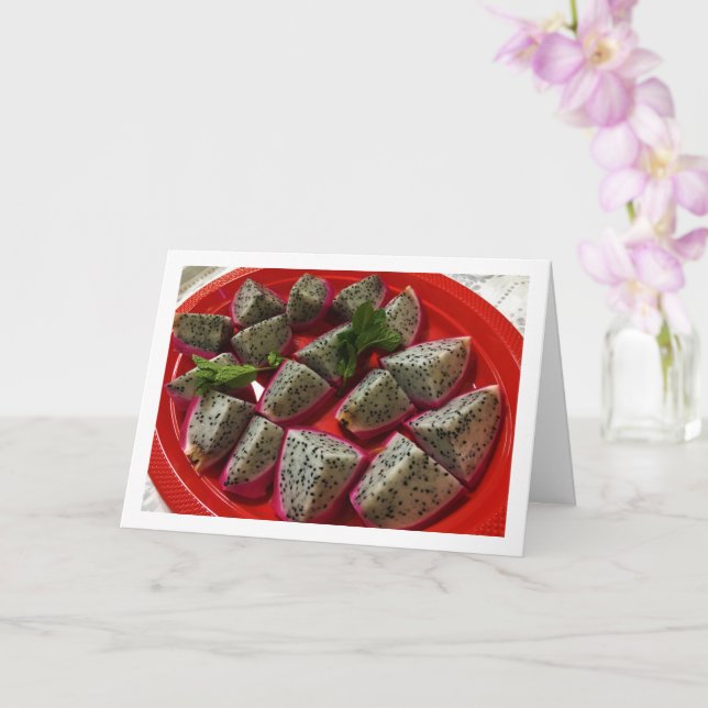 Skivad Pitaya - Dragon Fruit Kort (Orkide)