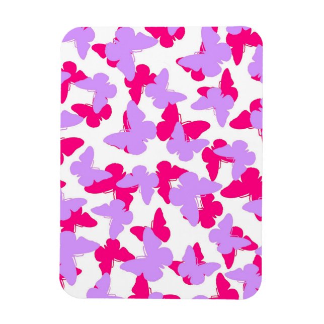 Skivade fjärilar magnet (Vertikal)