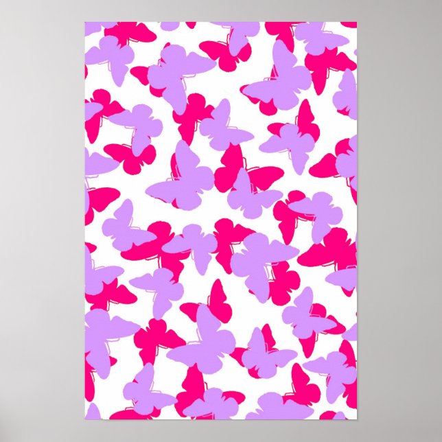 Skivade fjärilar poster (Framsidan)