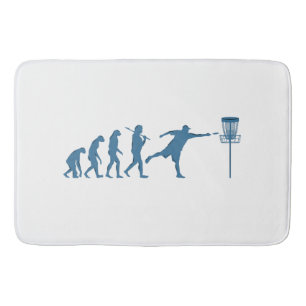 Skivans Golf Evolution - Roligt Gift for Disk Golf Badrumsmatta