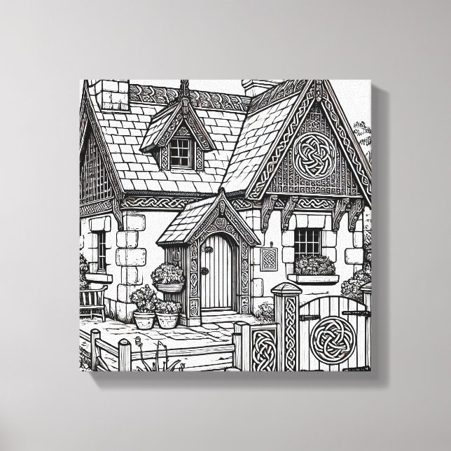 Skivat nr 4 canvastryck (Framsida)