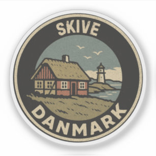 Skive, Danmark Danmark Klistermärken