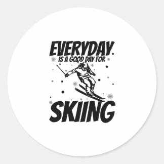 Skivers | Apres-ski Skiing Ski Slopes Vacation Gif Runt Klistermärke