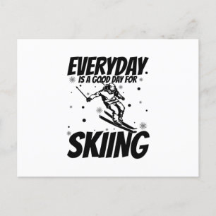 Skivers Apres-ski Skiing Ski Slopes Vacation Gif Vykort