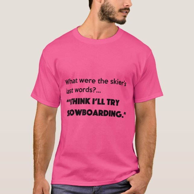 Skivers Last Ord T Shirt (Framsida)