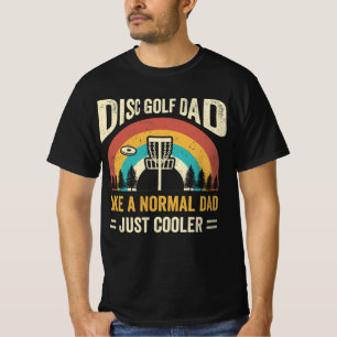 Skivgolfplatta Pappa som en vanlig Pappa-färgare T Shirt