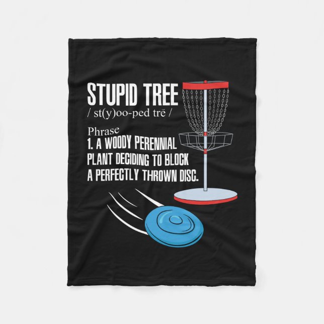 Skivgolfpresenter Fleecefilt (Framsidan)