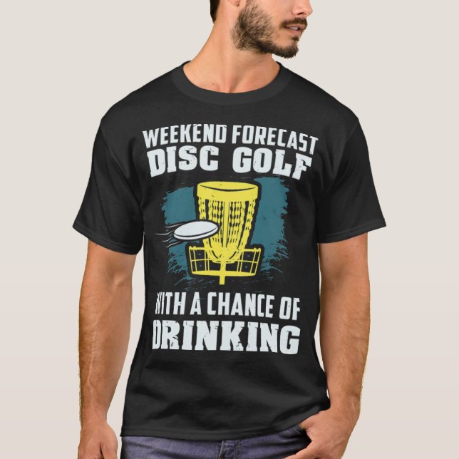 Skivgolfprognos i Helg med golftotektchans T Shirt (Framsida)