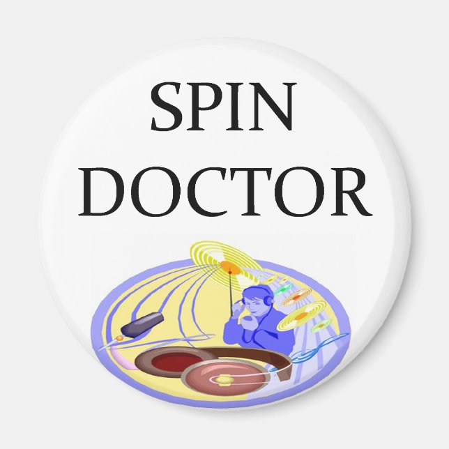 skivjockey-postsamlare magnet (Framsidan)
