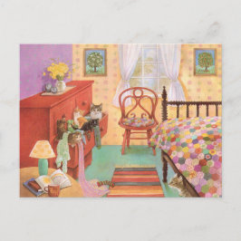 Skivkort för kattmålning vykort