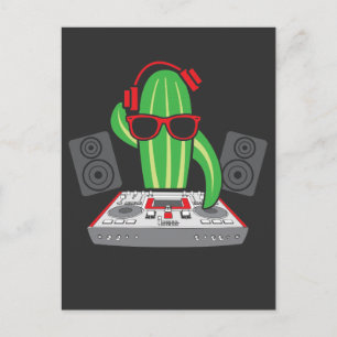 Skivspelare DJ Musik Pickle Elektronisk Rave Musik Vykort