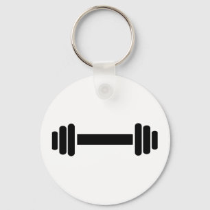 Skivstång - Bodybuilding Nyckelring