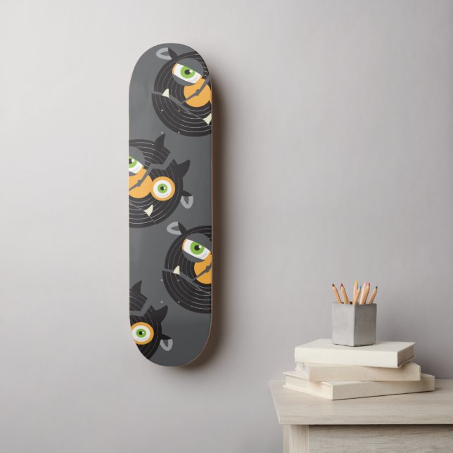 skivstirrande troll mini skateboard bräda 18,5 cm (Väggkonst)