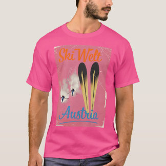 Skiwelt Austria Ski poster T Shirt
