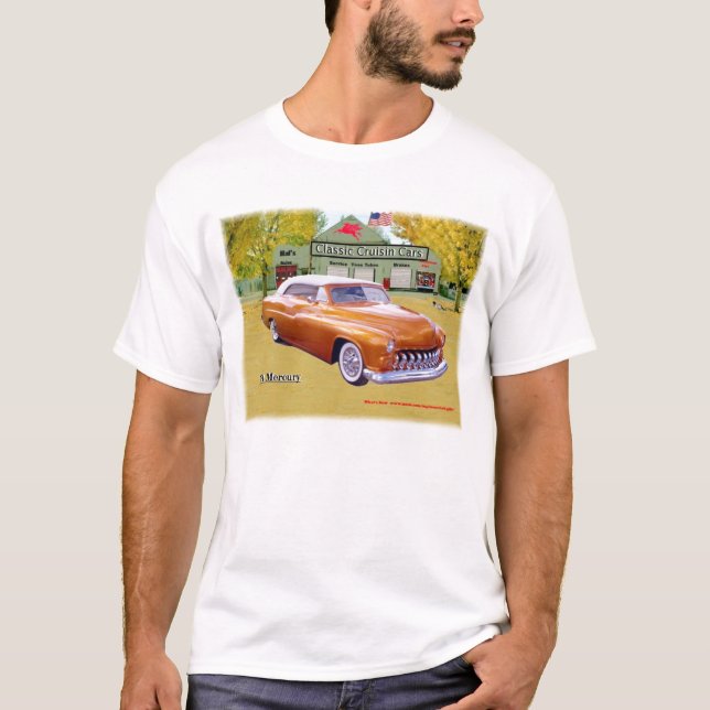 Skjorta 1951 för Mercury för klassikerCruisin Tee Shirt (Framsida)