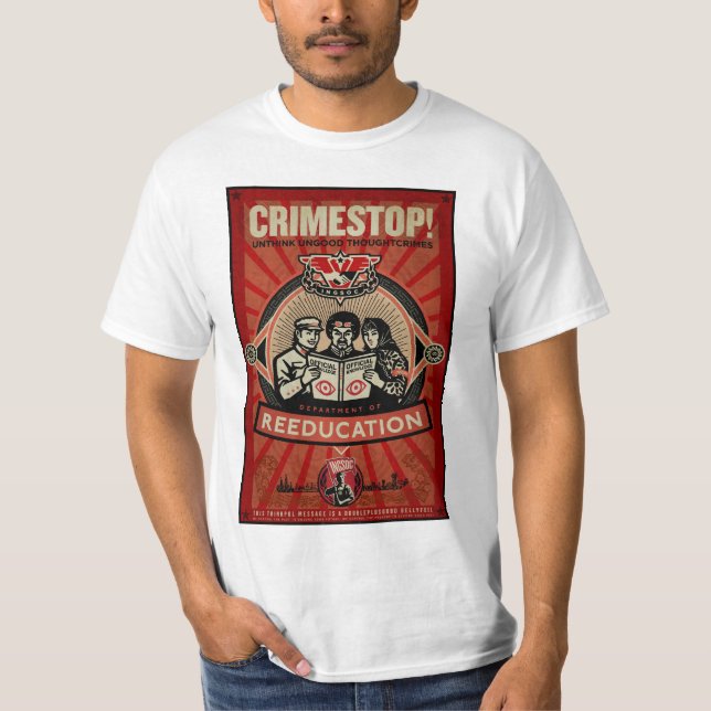 Skjorta 1984 för INGSOC Proaganda Tee (Framsida)