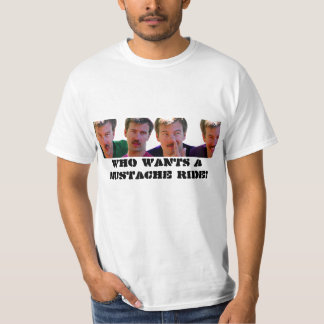 skjorta 1, WHO för wes t ÖNSKAR en MUSTASCHRITT! T-shirt