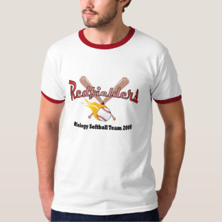 Skjorta 2008 för biologisoftballlag t-shirt