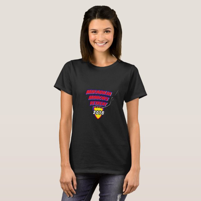 Skjorta 2018 för Mirabilia skyddslingreträtt Tee Shirt (Hel framsida)