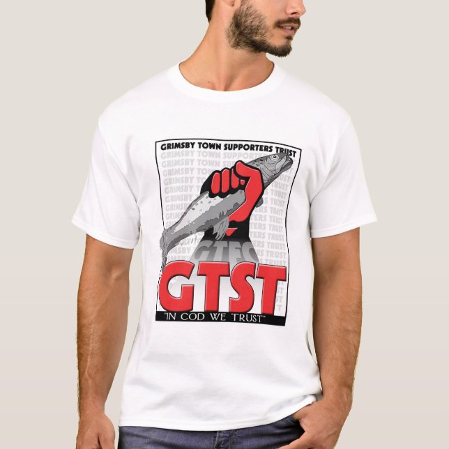 Skjorta 2 för Grimsby Town supporterförtroende T Shirt (Framsida)