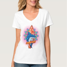 Skjorta 2 för mandala T för hajbitasurfa T Shirt