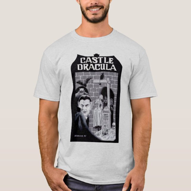 Skjorta 2 för slottDracula Tribute Tee Shirt (Framsida)