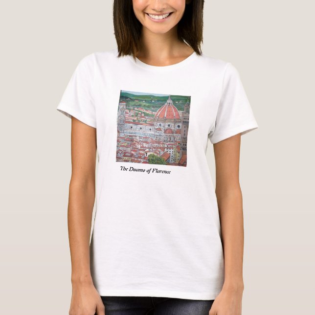 Skjorta av duomoen av Florence Tee Shirt (Framsida)