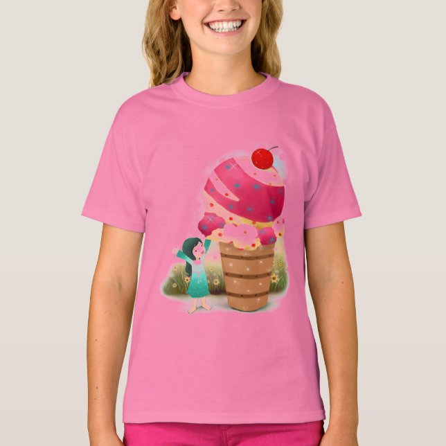 Skjorta av Ice Cream Girls Tee (Framsida)