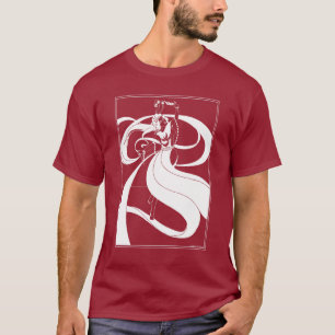 Skjorta: Beardsley illustration T Shirt