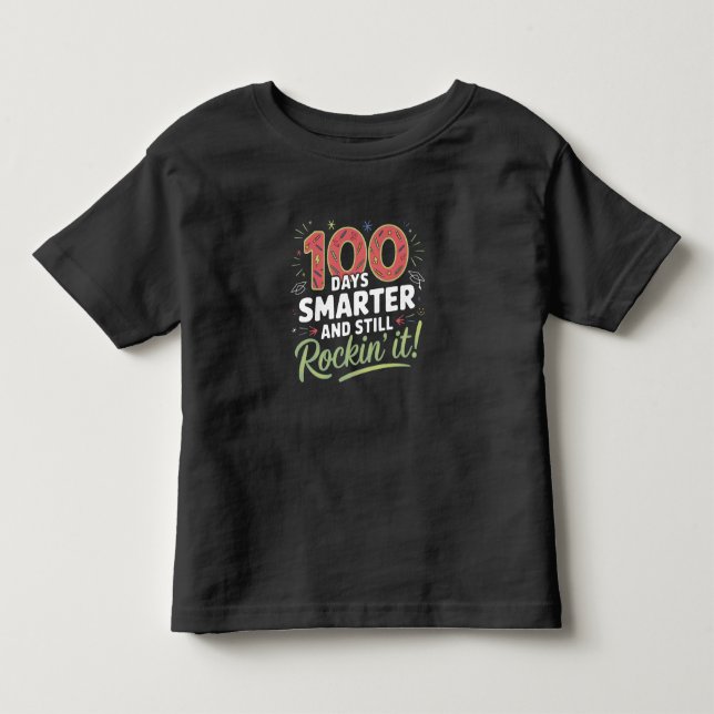 skjorta för 100:e skoldagen t shirt (Framsida)