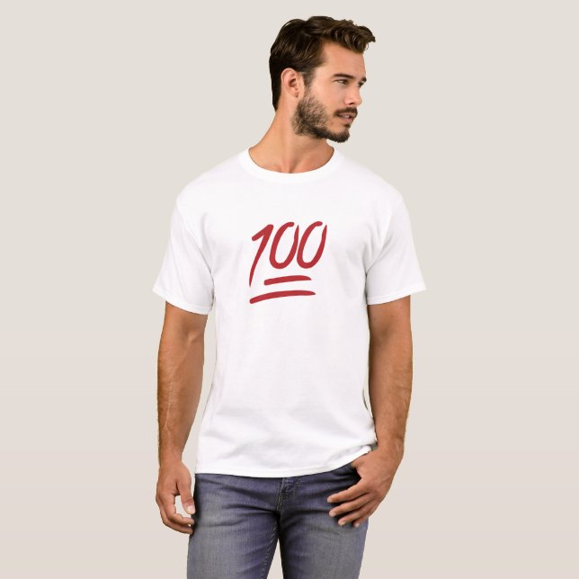 Skjorta för 100 Emoji (den bäst) Tröja (Hel framsida)