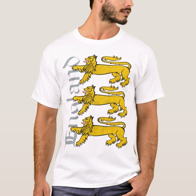 Skjorta för 3 lejon T Tee Shirt (Framsida)