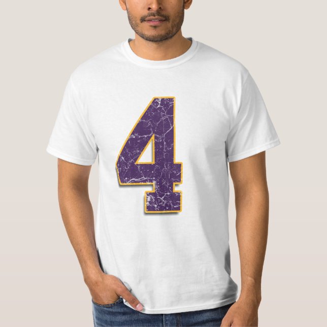 Skjorta för #4 Brett Favre Vikings Tröja (Framsida)