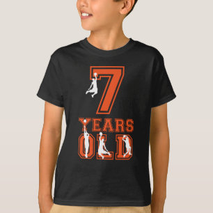 skjorta för 7:efödelsedagpojke - basketT-tröja T Shirt