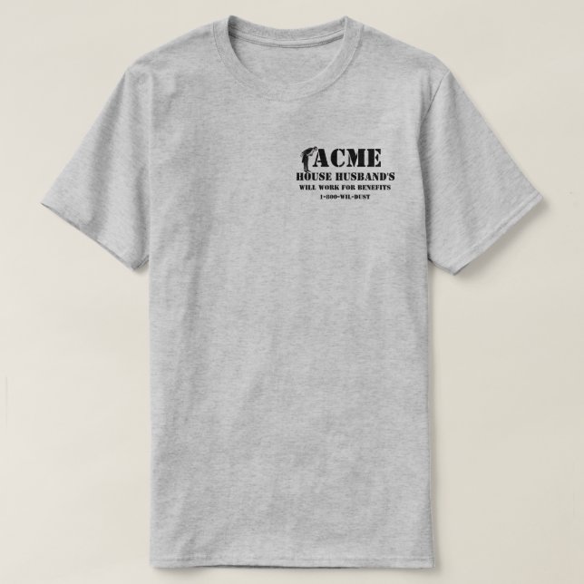Skjorta för affär för ACMEhusmakear T-shirt (Design framsida)