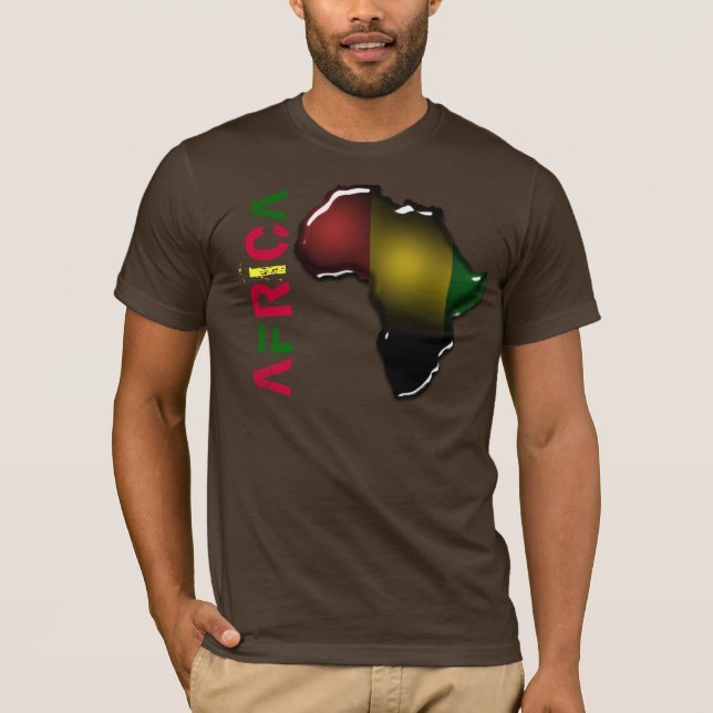 Skjorta för afrika T Shirt (Framsida)