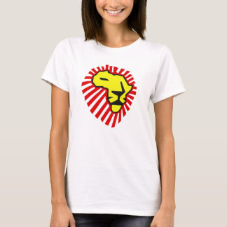 Skjorta för afrika Waka Waka för röd Manegult T-shirt