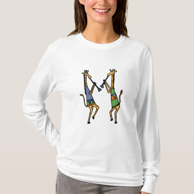 Skjorta för ALdansgiraff Tee (Framsida)