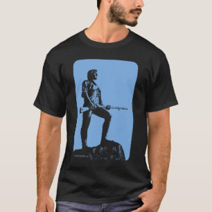 Skjorta för AmendmentII minimal manlogotyp Tee Shirt