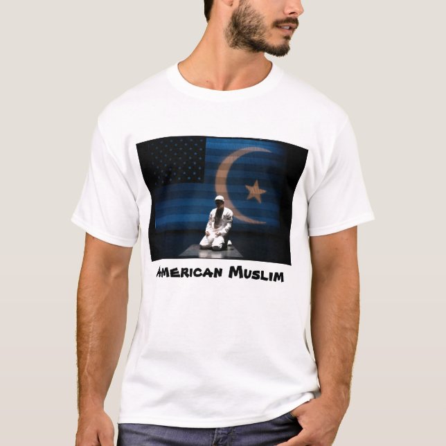 Skjorta för amerikanMuslimutslagsplats T Shirt (Framsida)
