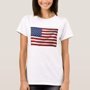 Skjorta för amerikanska flaggan T T-shirt