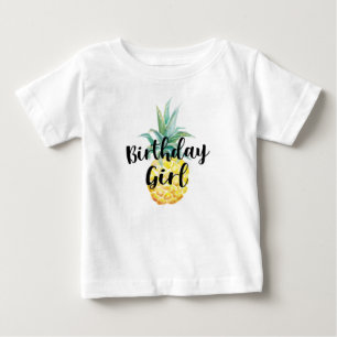 Skjorta för ananasfödelsedagflicka t shirt