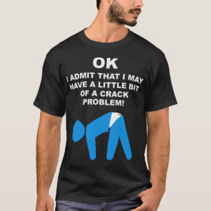 Skjorta för ändasprickaproblem t shirt